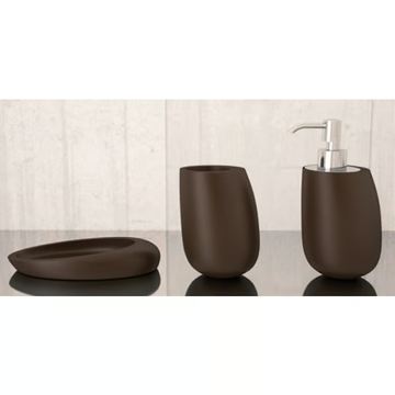 KLEISS SET MOKA - Countertop Vetro Freddo® soap dish by Glass Design - view 3